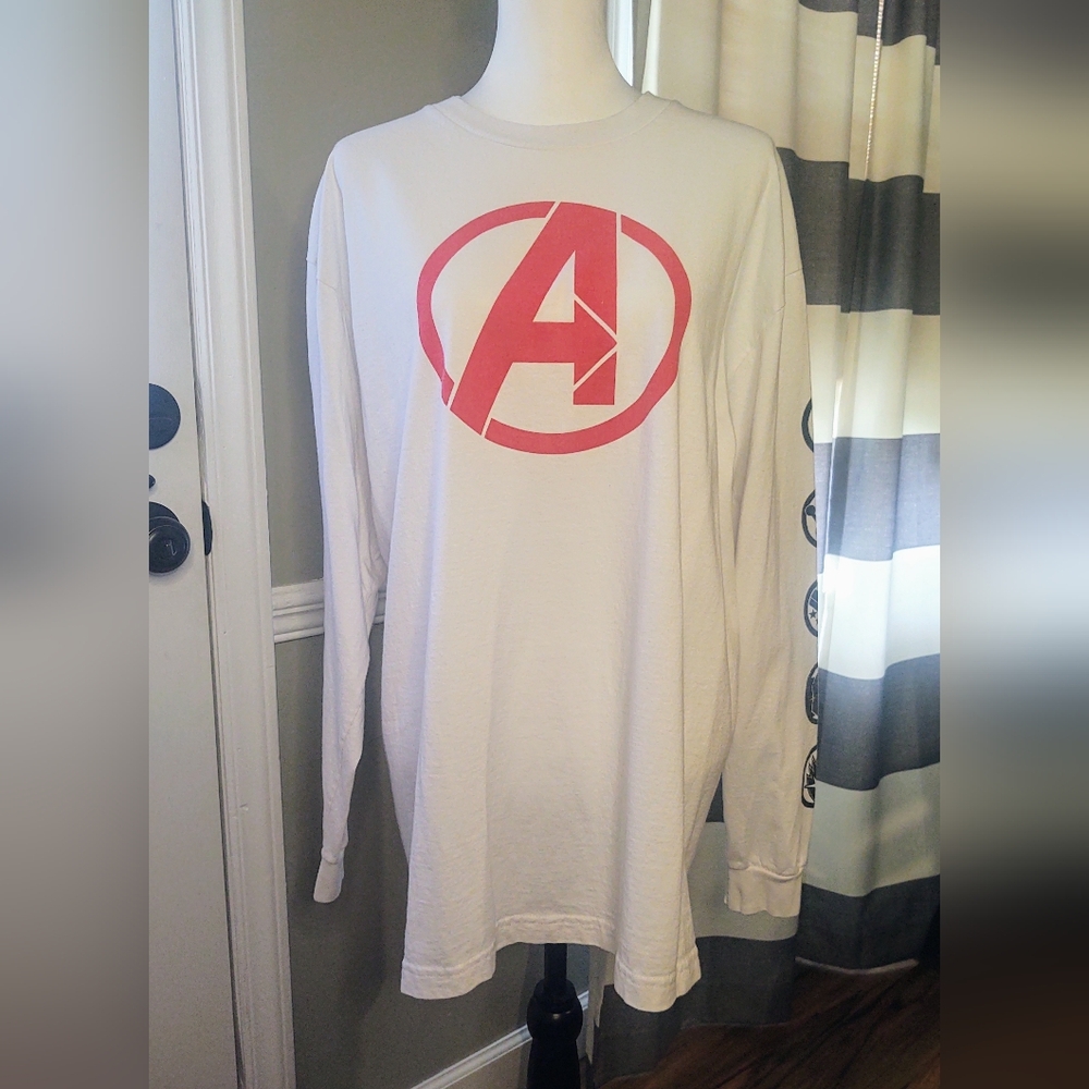 Marvel Avengers Endgame Mens Long Sleeve Tee Sz XL